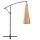 Instahut 3m Cantilever Outdoor Umbrella, Beige, UV50+ Water-Resistant Polyester, Steel Frame, for Beach & Garden