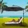 Instahut 3M Cantilever Outdoor Umbrella, Charcoal, UV50+ Polyester, Solar LED, Steel Frame, Patio & Garden Shade