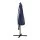 Instahut 3M Cantilever Outdoor Umbrella with Solar LED Lights, UV50+ Navy Canopy, Steel Frame, Adjustable Tilt