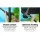 Instahut 3m Cantilever Outdoor Umbrella with Base - UV50+ Black Polyester Canopy, Steel Frame, Water-Resistant