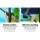 Instahut 3m Navy Cantilever Outdoor Umbrella with Base, UV50+ Protection, Water-Resistant Polyester Canopy