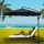 Instahut 3m Black Cantilever Outdoor Umbrella with Base - UV50+ Water-Resistant Polyester Canopy, Steel Frame