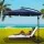 Instahut 3m Navy Cantilever Outdoor Umbrella with Base, UV50+ Protection, Steel Frame, Water-Resistant Canopy