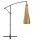 Instahut 3m Beige Cantilever Outdoor Umbrella, UV50+ Water-Resistant Polyester Canopy, Steel Frame for Garden & Beach
