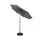 Instahut 2.7m Outdoor Umbrella with Base, UV50+ Charcoal Canopy, Steel Frame, Adjustable Tilt, Easy Crank System