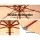 Instahut 3m Beige Outdoor Umbrella with Base - UV50+ Water-Resistant Octagonal Canopy, Wooden Frame, Easy Lift Mechanism