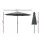 Instahut 3m Charcoal UV50+ Outdoor Umbrella with Tilt Function, Water-Resistant Polyester Canopy, Steel Frame