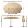 Instahut 4.57m Beige Outdoor Umbrella with UV50+ Dodecagon Canopy, Steel Frame, and Portable Base for Beach or Garden
