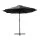 Instahut 4.57m UV50+ Black Outdoor Umbrella - Dodecagon Canopy, Steel Frame, Water-Resistant for Garden & Beach