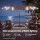Instahut Outdoor Umbrella 4.57m Solar 48 LED Double-Sided Patio Parasol Brown for Outdoor Dining