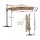 Instahut 3m Cantilever Outdoor Umbrella with Tilting Canopy Beige