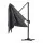 Instahut 3m Cantilever Outdoor Umbrella, 360° Rotatable, UV50+ Charcoal Canopy, Aluminium Frame, 5-Position Tilt