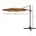Instahut 3m Cantilever Outdoor Umbrella with 360° Tilt, UV50+ Beige Canopy, Durable Steel Frame, Water-Resistant Fabric