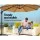 Instahut 3m Cantilever Outdoor Umbrella with 360° Tilt, UV50+ Beige Canopy, Durable Steel Frame, Water-Resistant Fabric