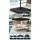 Instahut 3m Black Outdoor Umbrella with 360° Tilt & Water-Fillable Base, UV50+ Polyester Canopy, Steel Frame, Portable