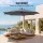 Instahut 3m Solar LED Offset Cantilever Outdoor Umbrella Charcoal with 360° Rotation and Tilt Settings