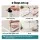 Instahut Outdoor Umbrella Base Steel Cross Holder 25-35mm White Fold-able Patio and Flag Pole Stand