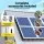 Gardeon Solar Panel Bird Guard Mesh Kit, 20cm x 30M, Rust-Proof PVC Coating, Cold Galvanised Wire, Fasteners Included