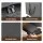Artiss 84L Blanket Storage Bags 8-Piece Set with Clear PVC Window and Two-Way Zipper Grey