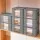 Artiss 84L Blanket Storage Bags 8-Piece Set with Clear PVC Window and Two-Way Zipper Grey
