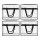 Artiss Blanket Storage Bags 4 Pack 40L Clear PVC Clothes Doona Organisers with Zipper and Handles