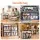 Artiss Blanket Storage Bags 4 Pack 40L Clear PVC Clothes Doona Organisers with Zipper and Handles