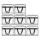 Artiss Blanket Storage Bags 8-Piece 40L Clear PVC Organisers with Handles and Two-Way Zipper