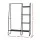 Artiss 150cm Metal Wardrobe Clothes Rack with 5 Storage Shelves, Anti-Slip Bar, Sturdy Powder-Coated Frame - Black