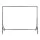 Artiss 6FT Black Metal Clothes Rack Airer Coat Stand with Wheels - Sturdy, Anti-Slip, Rust-Resistant, 60kg Capacity