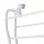 Artiss Eric Over Door Shoe Rack Organiser, 24 Pairs, 12-Tier, Metal & PP, Tool-Free Assembly, 50.4x16.4x173
