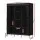 Artiss Large Portable Fabric Wardrobe with Shelves, Metal Frame, 124x42x173cm, Black - DIY Closet Storage Solution