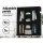 Artiss Large Portable Fabric Wardrobe with Shelves, Metal Frame, 124x42x173cm, Black - DIY Closet Storage Solution