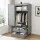 Artiss Large Portable Clothes Closet Wardrobe Grey Magnetic Door Powder Coated Metal Frame 1 Rod 2 Drawers