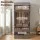 Artiss Large Portable Clothes Closet Wardrobe Grey Magnetic Door Powder Coated Metal Frame 1 Rod 2 Drawers