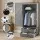 Artiss Large Portable Clothes Closet Wardrobe Grey Magnetic Door Powder Coated Metal Frame 1 Rod 2 Drawers