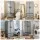 Artiss Large Portable Clothes Closet Wardrobe Grey Magnetic Door Powder Coated Metal Frame 1 Rod 2 Drawers