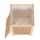 Artiss Wooden Laundry Hamper Cabinet – Pine Frame with Weaved Panels, Detachable Lid & Removable Linen Bag, 38x38x55cm
