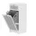 Artiss White Rattan Laundry Hamper Cabinet - Bathroom Storage with Tilt-Out Door, Drawer & Removable Basket, 40x41x90cm