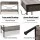 Artiss Console Table 2 Drawers Walnut Marconi 100cm Rustic Hallway Entryway Table, Particle Board, Metal Legs, Shelf