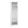 Artiss White Wardrobe Closet 185cm Tall Slim 50.5cm Wide with 2 Open Shelves and Metal Hanging Rod Durable Melamine