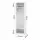 Artiss White Wardrobe Closet 185cm Tall Slim 50.5cm Wide with 2 Open Shelves and Metal Hanging Rod Durable Melamine