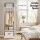 Artiss 2-Piece Wardrobe Clothes Storage Organiser with Shelves and Hanging Rod 185cm White for Bedroom Storage