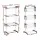 Artiss 3-Tier Foldable Clothes Drying Rack with Wheels - Sturdy, Space-Saving Design, 20kg Capacity, Easy Storage