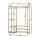Artiss Clothes Rack Wardrobe, Bamboo, Walnut, 110x30x150cm, Adjustable Shelves &amp; Hanging Rail, Portable &amp; Durable