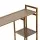 Artiss Clothes Rack Wardrobe, Bamboo, Walnut, 110x30x150cm, Adjustable Shelves &amp; Hanging Rail, Portable &amp; Durable