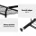 Artiss 179cm Metal Clothes Rack & Coat Stand - Stylish Black Hanger with 3-Tier Shelving & 8 Hooks for Versatile Storage