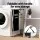 Artiss Large Foldable Laundry Basket Hamper - 2 Sections, Aluminium Frame, 59cm, Durable & Lightweight, 1-Year Warranty