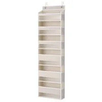 Artiss 6-Tier Over Door Storage Organiser 12 Pockets Beige Artiss 6-Tier Over Door Storage Organiser 12 Pockets Beige