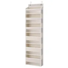 Artiss 6-Tier Over Door Storage Organiser 12 Pockets Beige