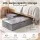 Artiss Under Bed Storage Bags Set of 4 90L Grey with Clear PVC Tops